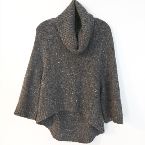 Theory Cowl Neck Cozy Sweater in Gray, P/TP - Picture 10 of 12